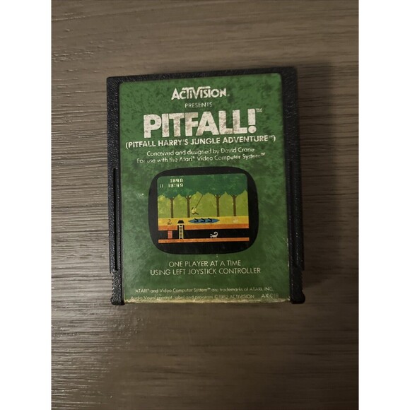 Pitfall - (Atari 2600, 1982) Cartridge Only